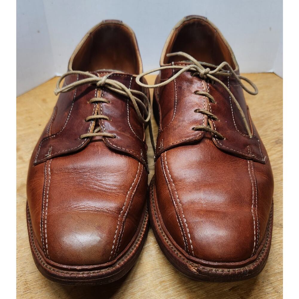 Allen Edmonds Bruce bicycle toe dress shoes, brown, men's US 11 3E EUC